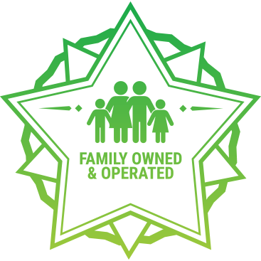 A family owned and operated badge.