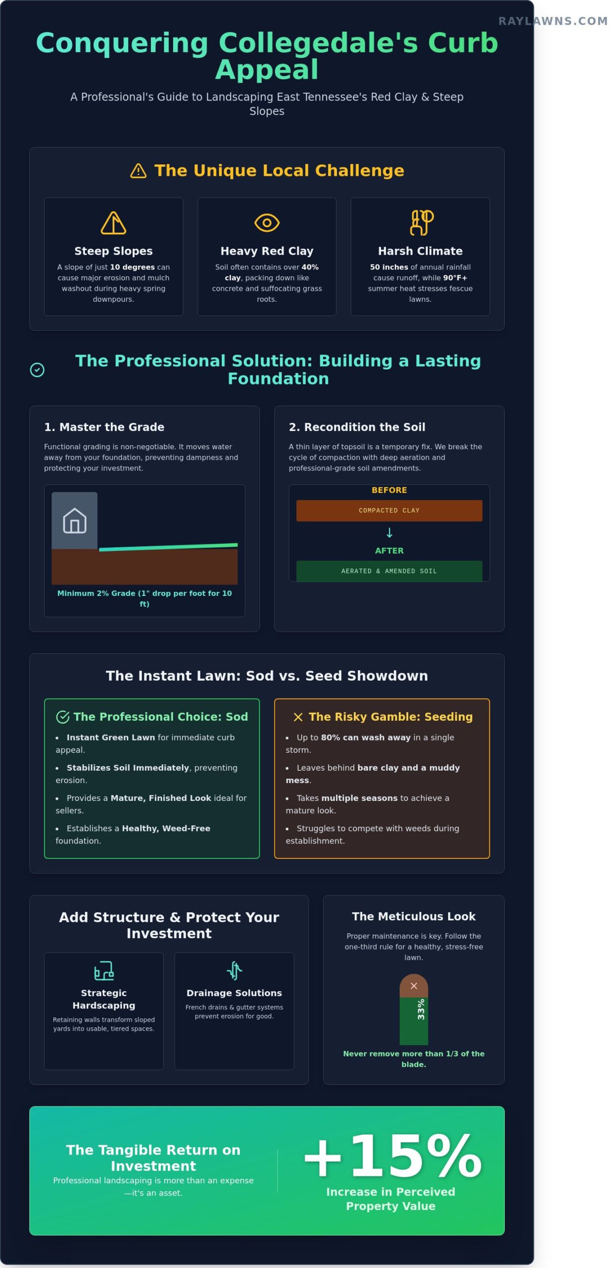 How to Improve Your Curb Appeal in Collegedale, TN: A Professional Guide - Infographic