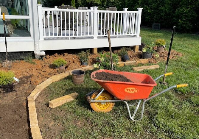 Landscaping project in Ooltewah