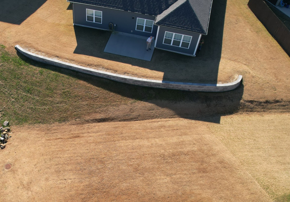 aerial facing back of house
