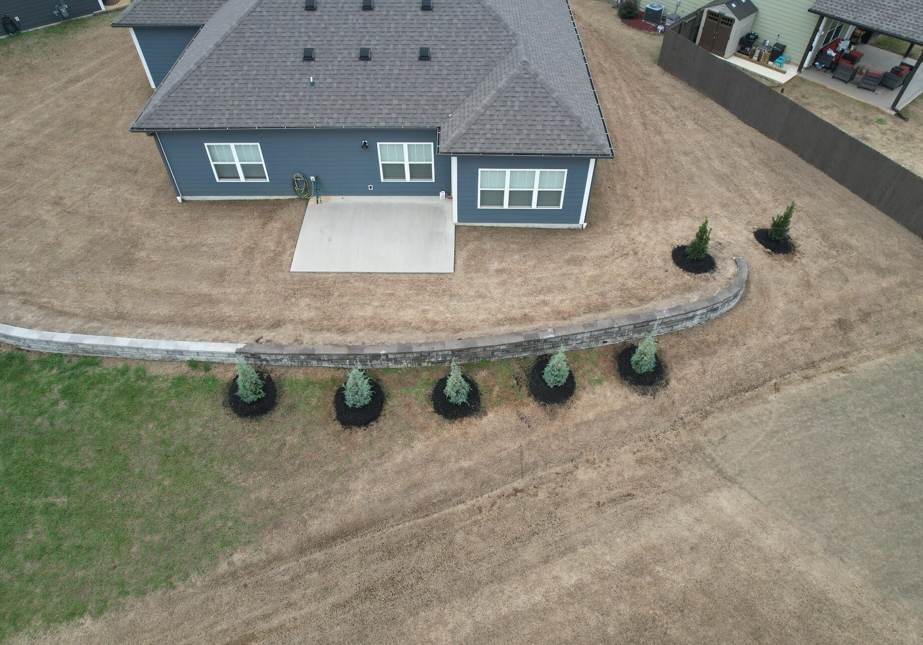 landscaping in Apison