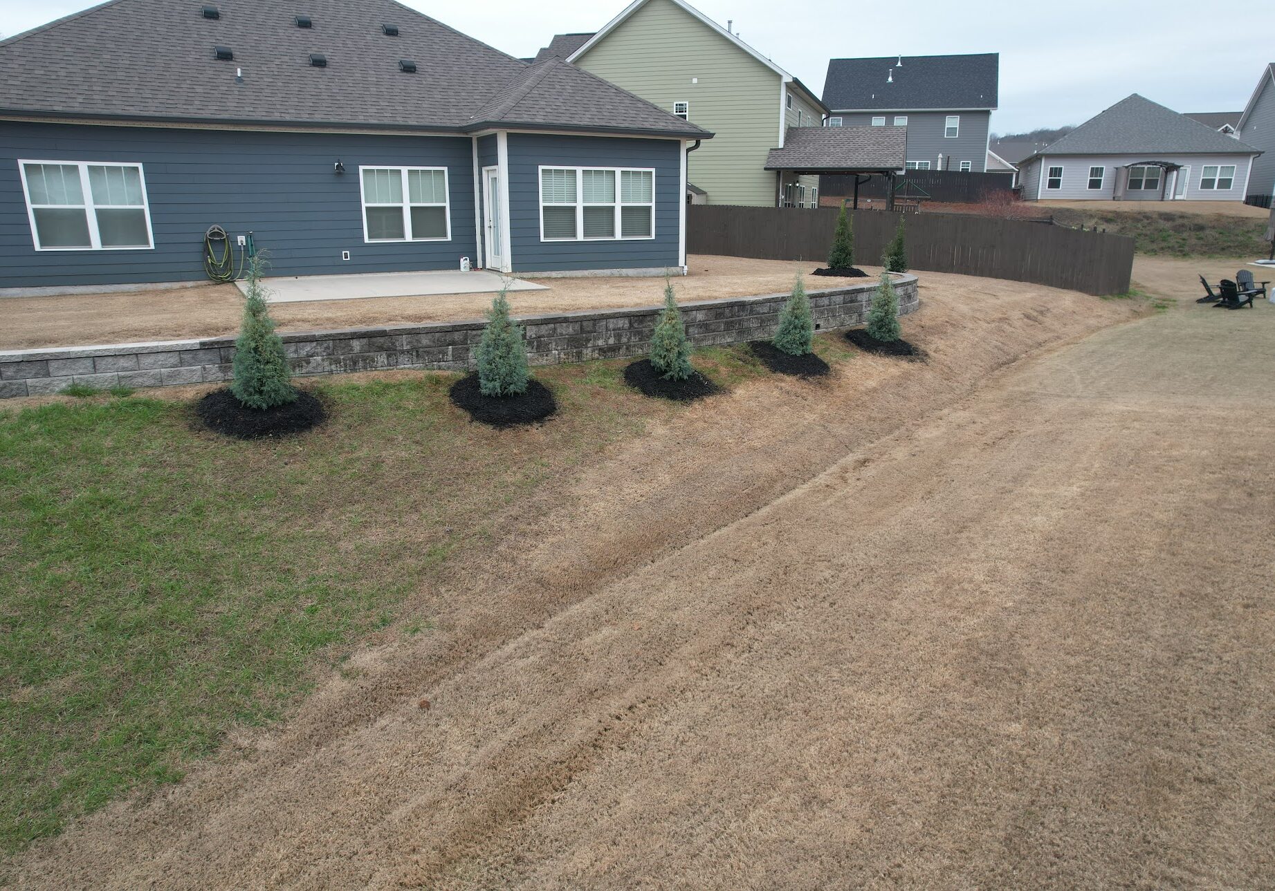 landscaping in Apison